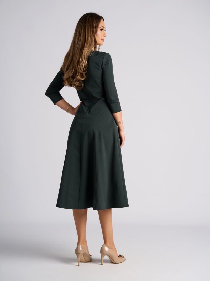 Rochie Office Luiza Verde - imagine 2