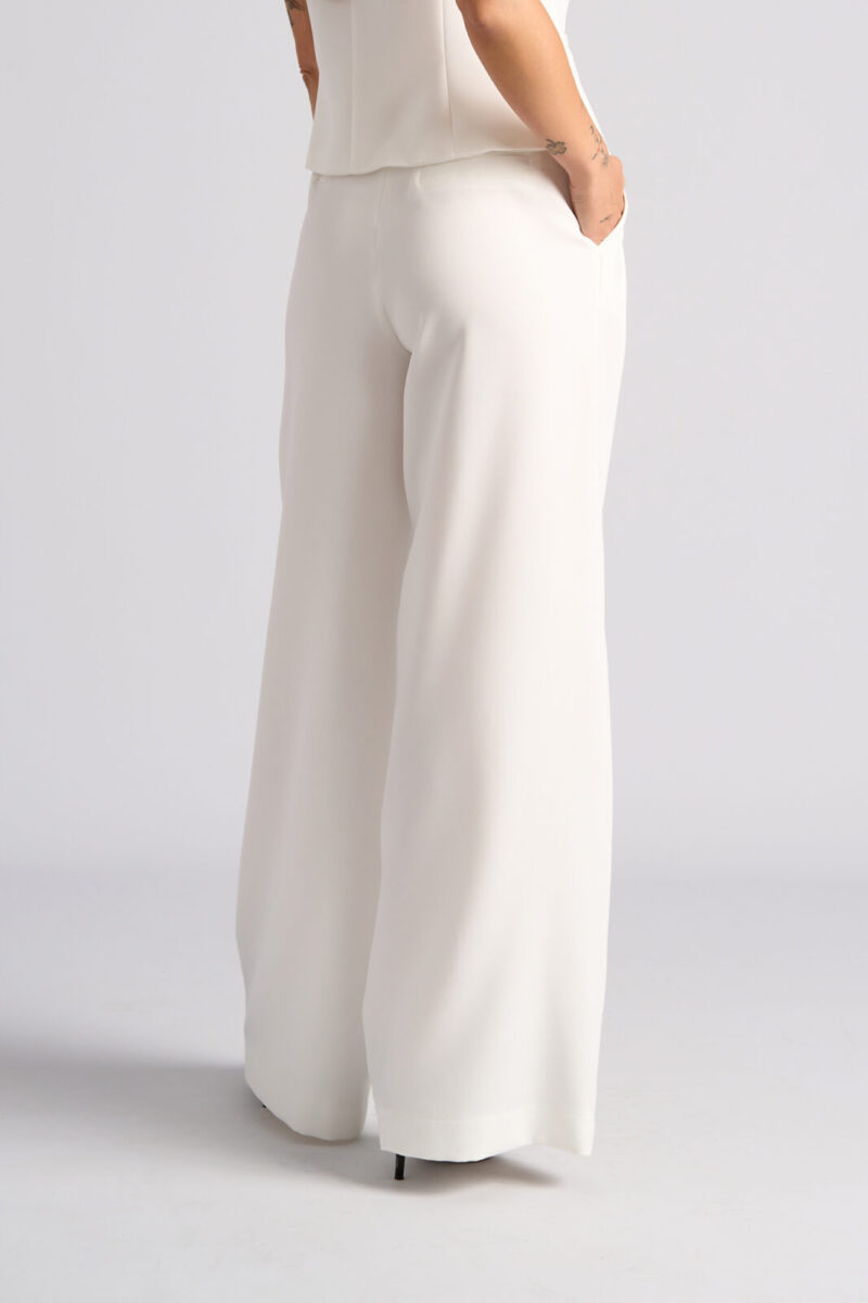 Pantalon Andreea Alb - imagine 3