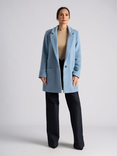 Palton Petra Bleu