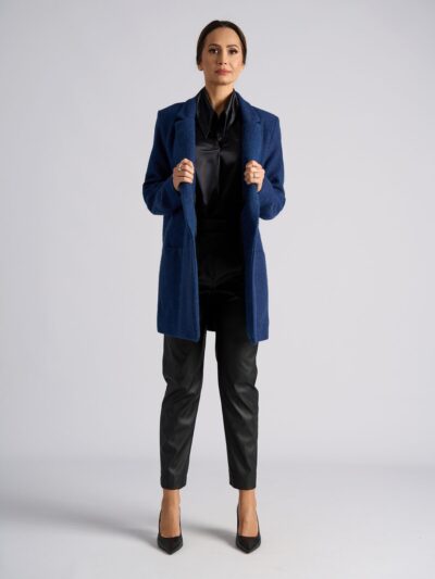 Palton Petra Bleumarin