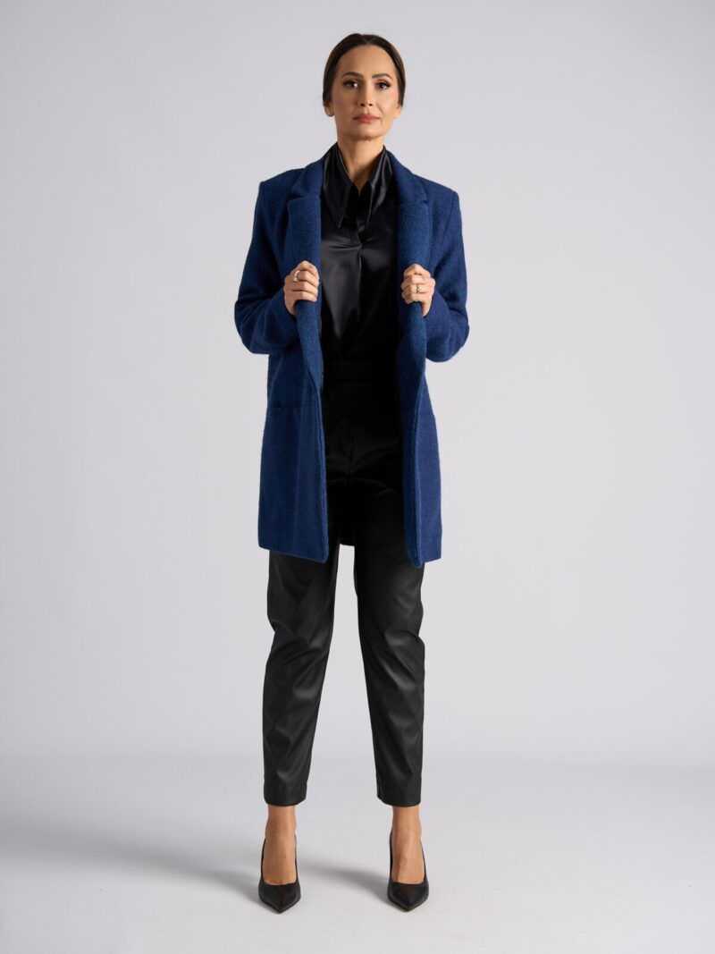 Palton Petra Bleumarin