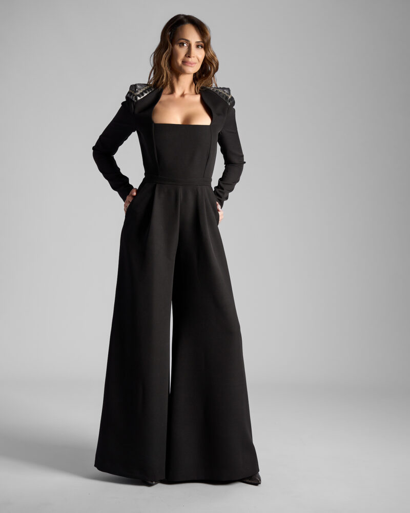 Salopetă Elegantă Cu Pantaloni Lungi