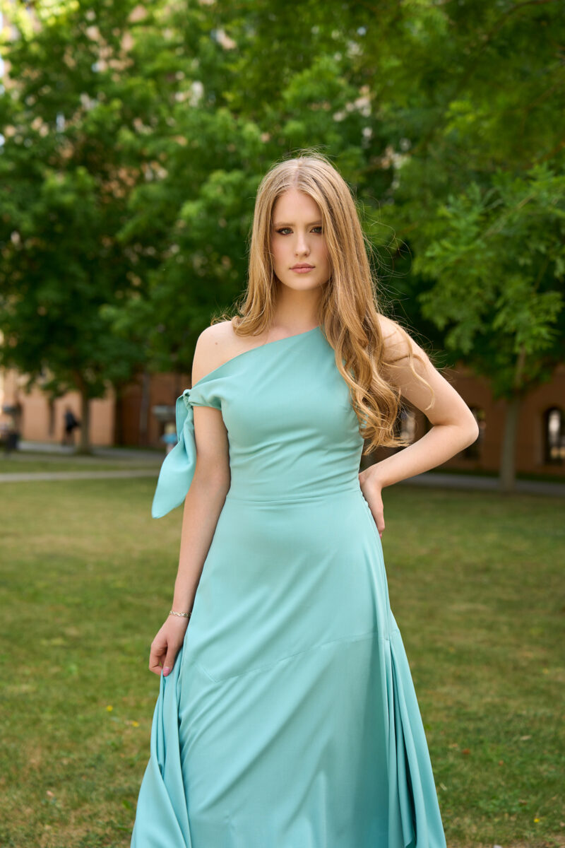 Rochie midi asimetrică Aqua Sofia - imagine 3