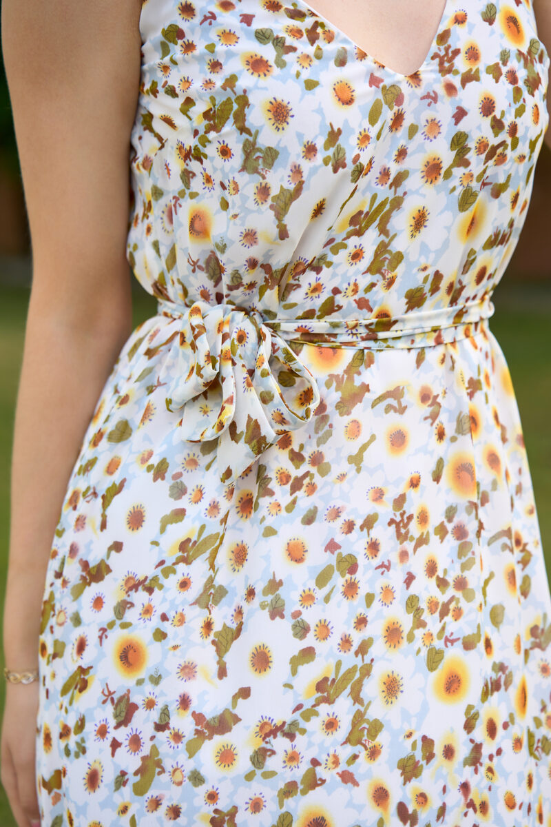 Rochie maxi de vară cu imprimeu floral Reya - imagine 4